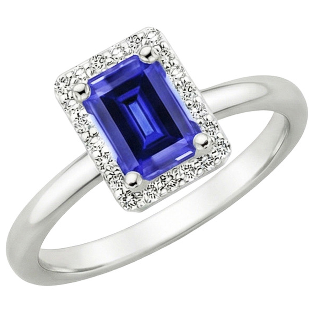 natural emerald sapphire 4ct ring side angle