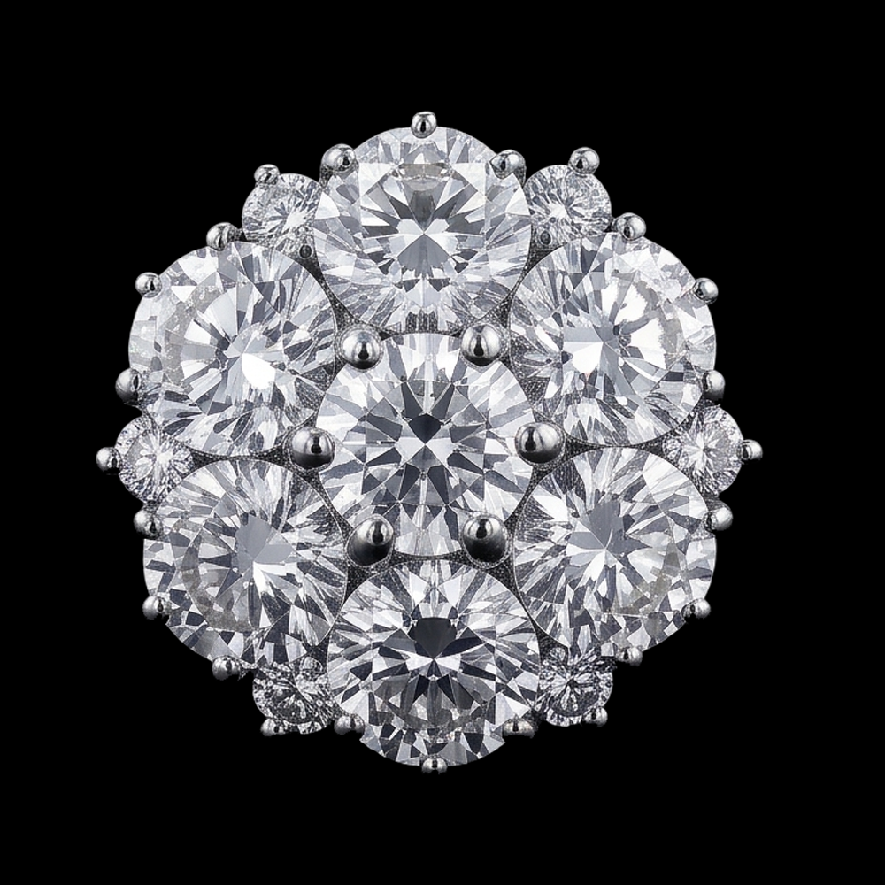 Natural Earth Mined Diamond ( Not Lab Grown ) Engagement Ring 3.80 Carats Antique Style Women Jewelry