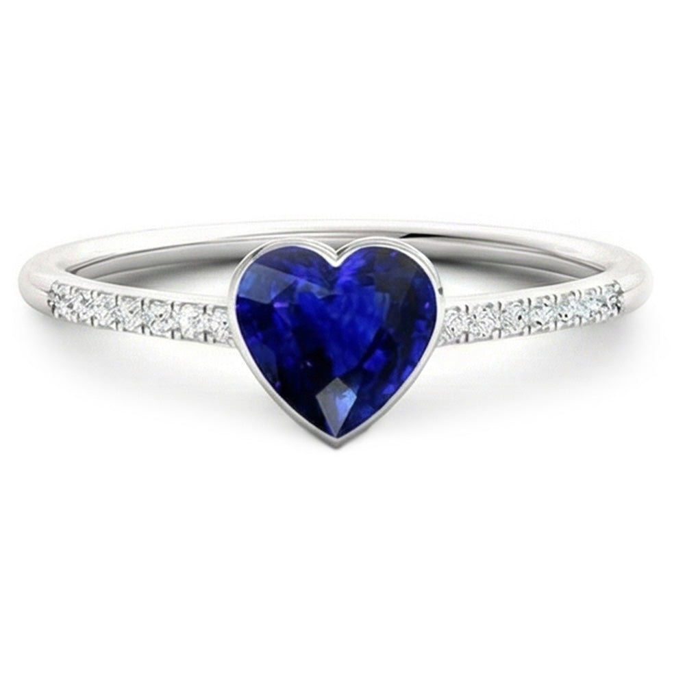 natural round sapphire 2.50ct watch side angle
