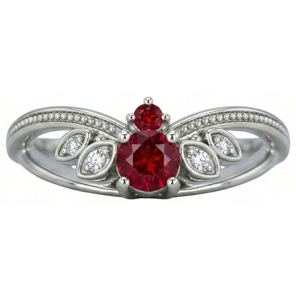 Natural Earth Mined Diamond ( Not Lab Grown ) Ring Antique Style 1 Carat Milgrain Jewelry Gemstone