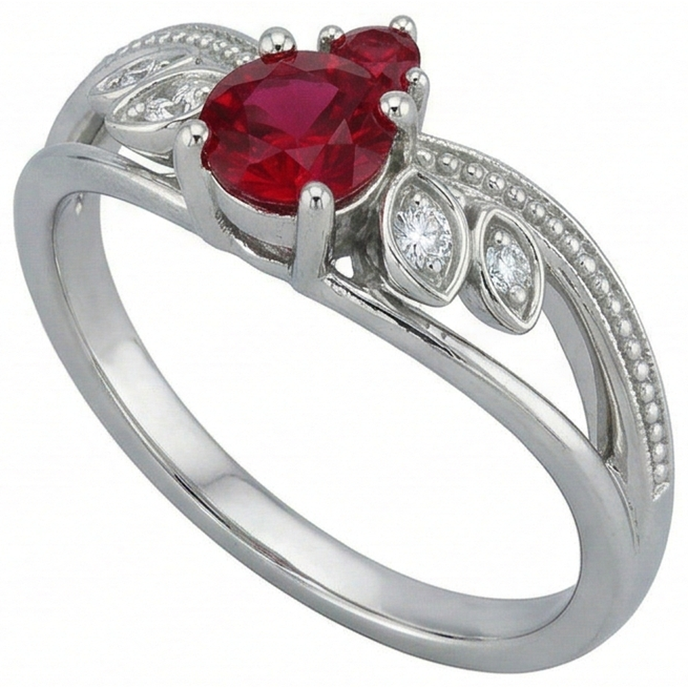 Natural Earth Mined Diamond ( Not Lab Grown ) Ring Antique Style 1 Carat Milgrain Jewelry Gemstone