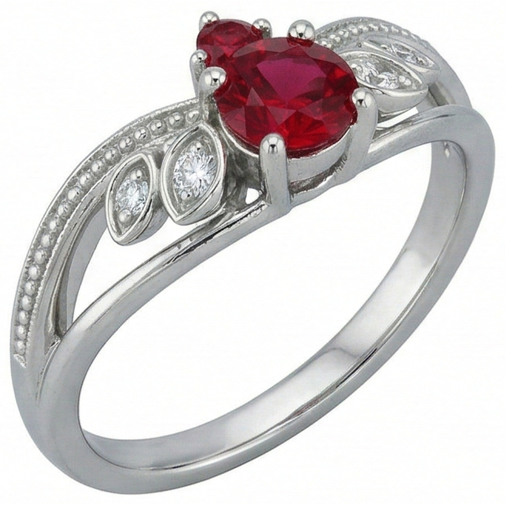 Natural Earth Mined Diamond ( Not Lab Grown ) Ring Antique Style 1 Carat Milgrain Jewelry Gemstone