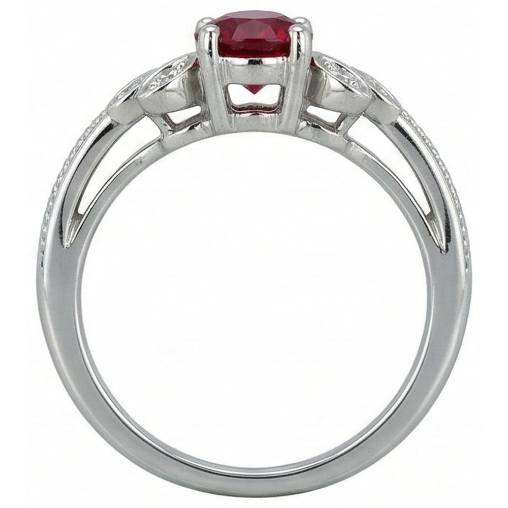 Natural Earth Mined Diamond ( Not Lab Grown ) Ring Antique Style 1 Carat Milgrain Jewelry Gemstone