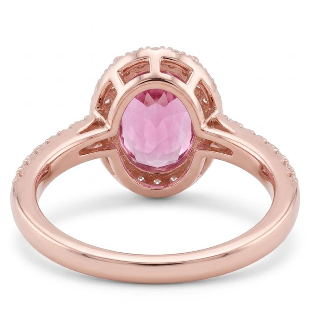 Natural Kunzite Ring 15.80ct - Rose Gold 14K