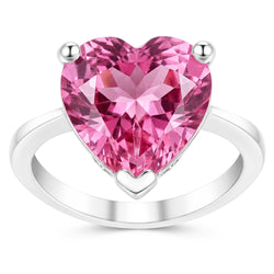 Natural Kunzite Ring 22.50ct - White Gold 14K