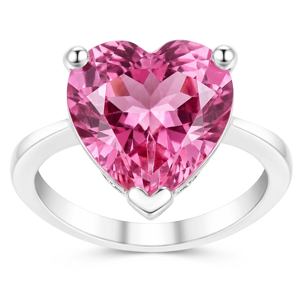 Natural Kunzite Ring 22.50ct - White Gold 14K