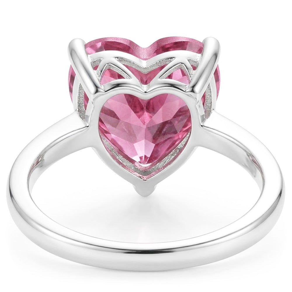 Natural Kunzite Ring 22.50ct - White Gold 14K