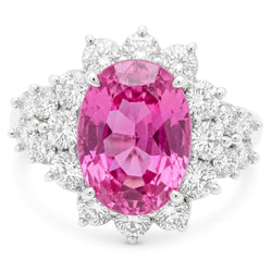 Natural Kunzite Ring 30.50ct - White Gold 14K