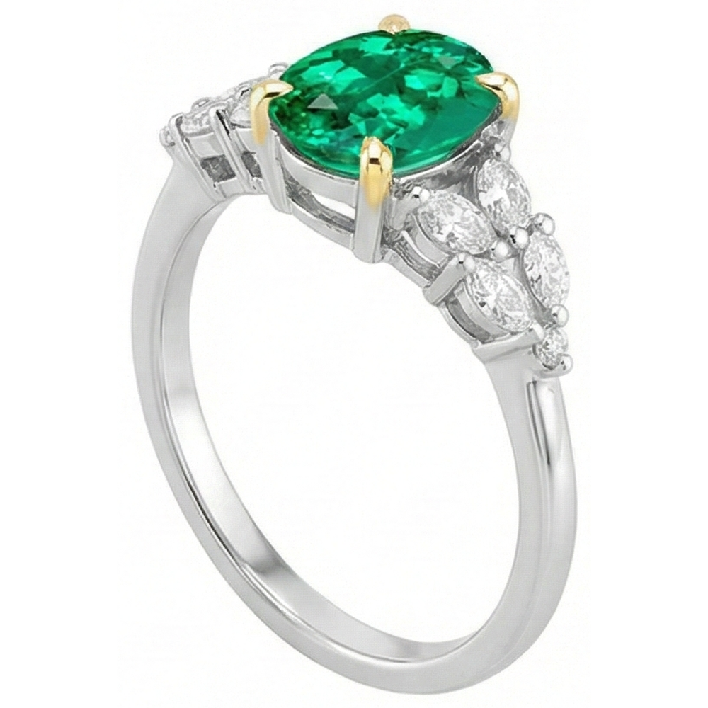 Custom Precious Stone Ring 2 ct – alternate view