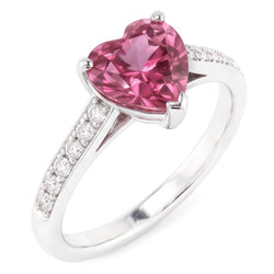 Natural Sapphire Ring 1.25ct - White Gold 14K