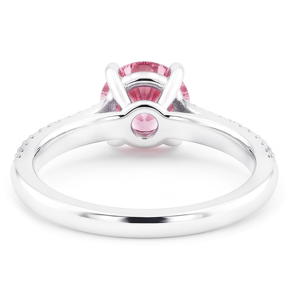 Natural Sapphire Ring 1.26ct - White Gold 14K