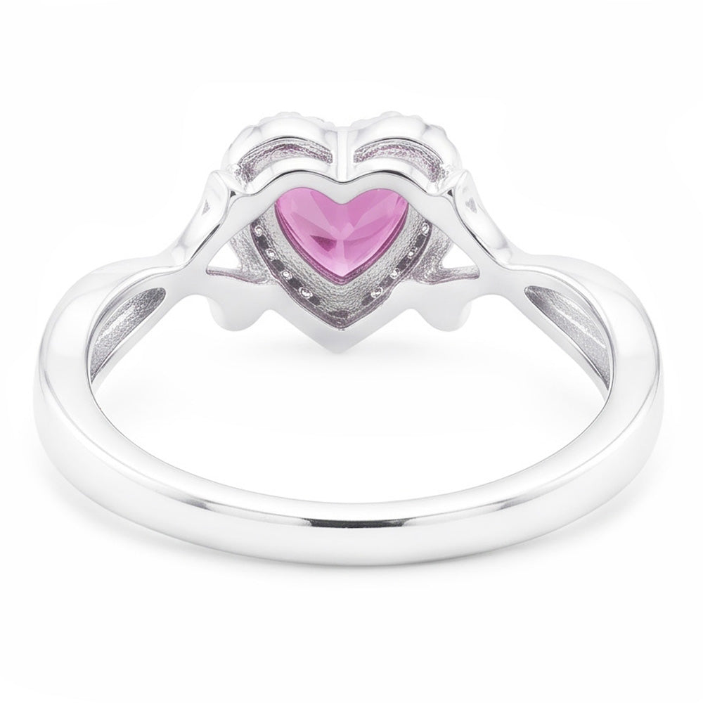 Natural Sapphire Ring 1.30ct - White Gold 14K