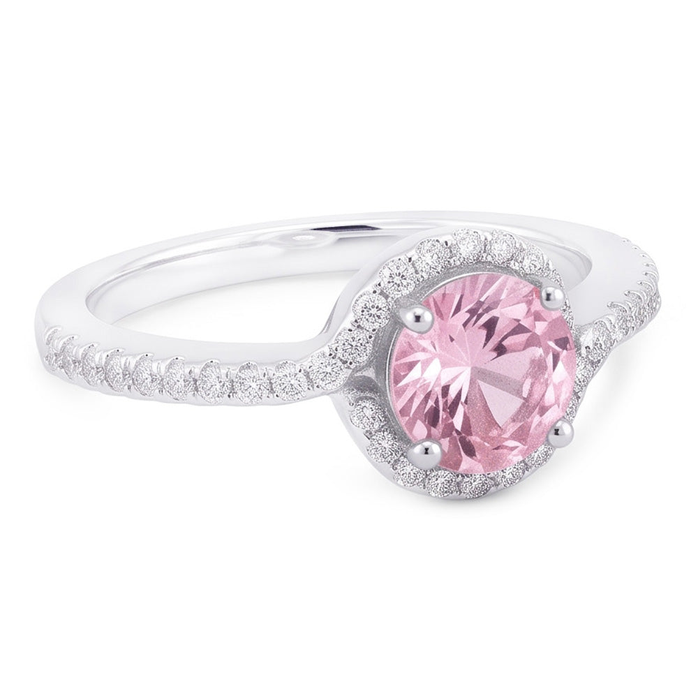 Natural Sapphire Ring 1.35ct - White Gold 14K