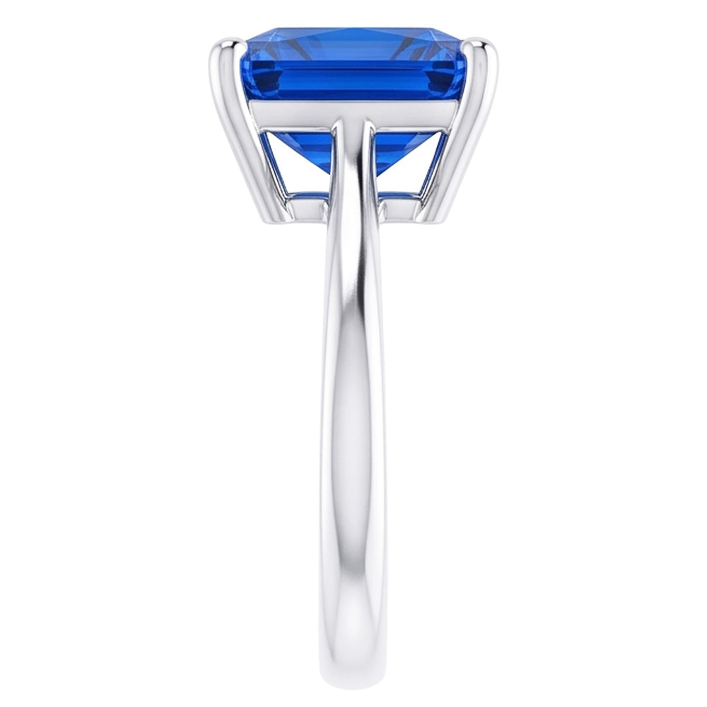 Natural Sapphire Ring 1.50ct - White Gold 14K