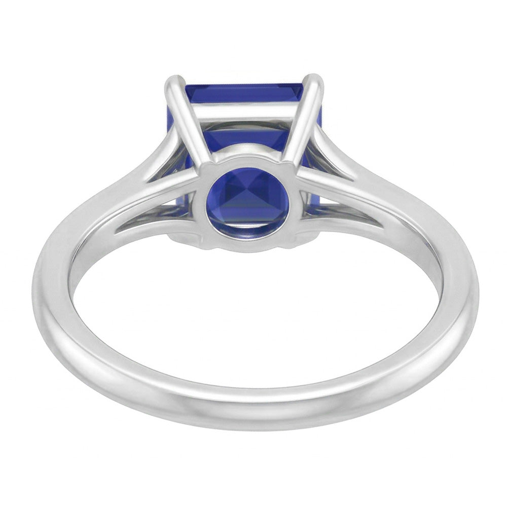 Natural Sapphire Ring 1.50ct - White Gold 14K
