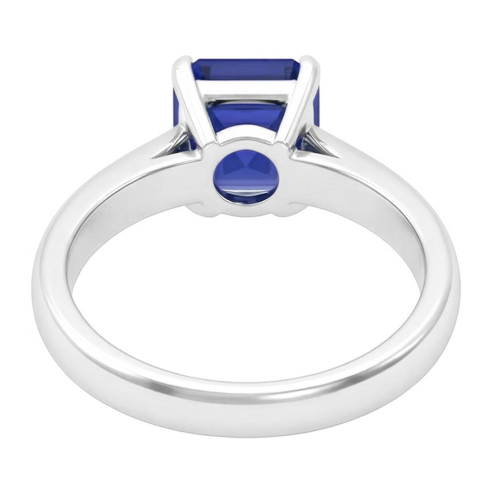 Natural Sapphire Ring 1.50ct - White Gold 14K