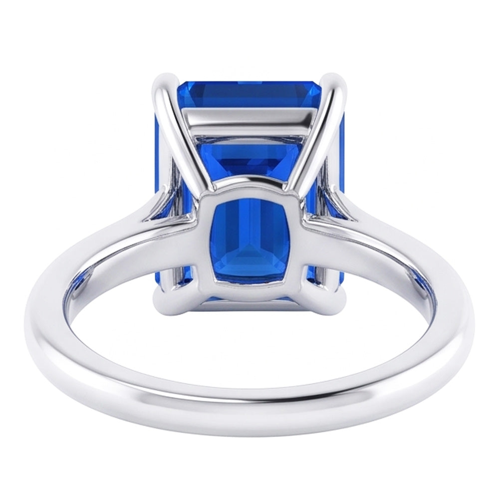 Natural Sapphire Ring 1.50ct - White Gold 14K