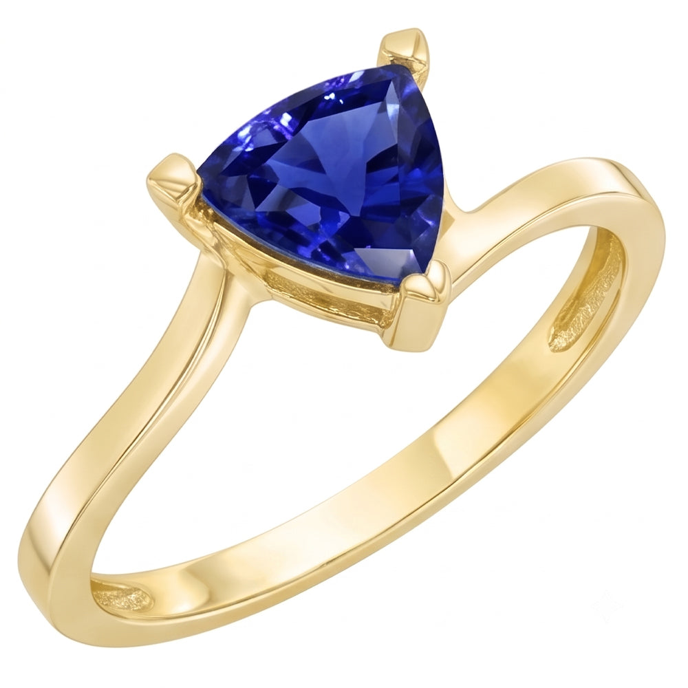 Natural Sapphire Ring 1.50ct - Yellow Gold 14K