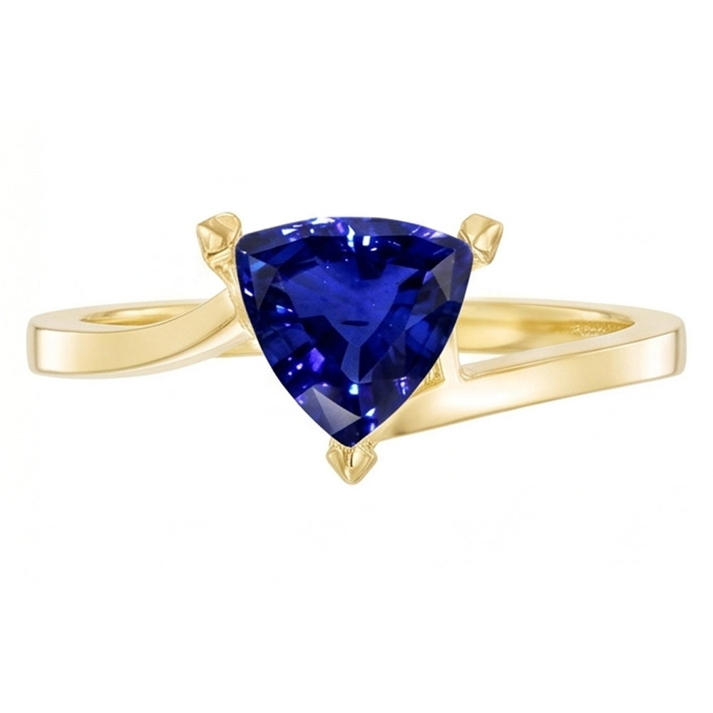 Natural Sapphire Ring 1.50ct - Yellow Gold 14K