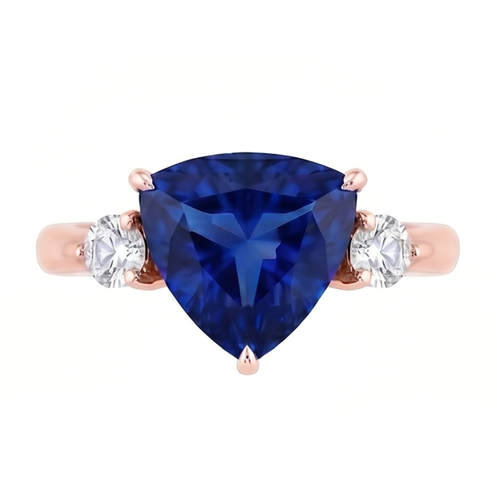 Natural Sapphire Ring 1.75ct - Rose Gold 14K