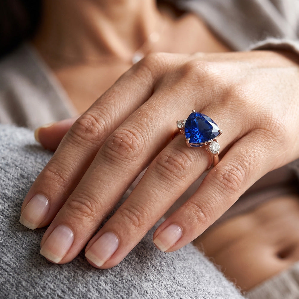Natural Sapphire Ring 1.75ct - Rose Gold 14K