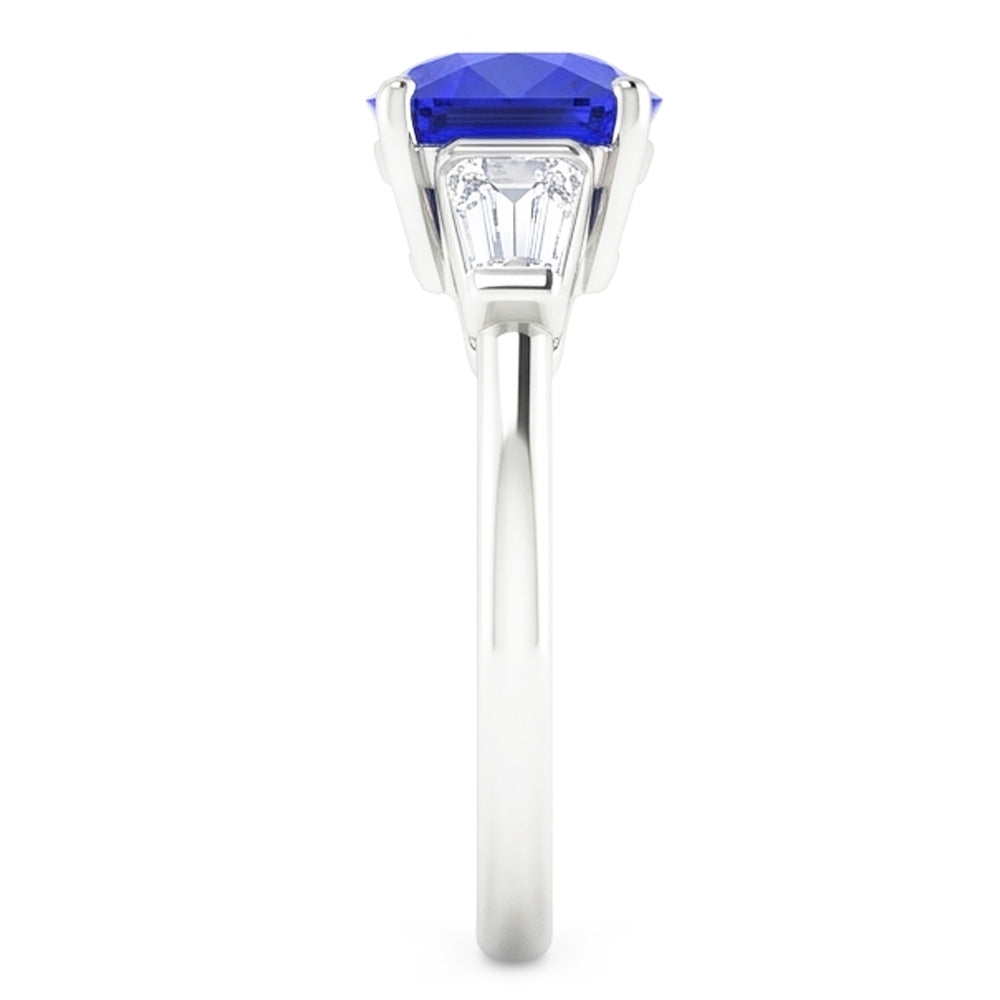 Natural Sapphire Ring 1.75ct - White Gold 14K
