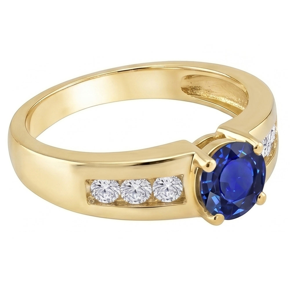 Natural Sapphire Ring 1.75ct - Yellow Gold 14K