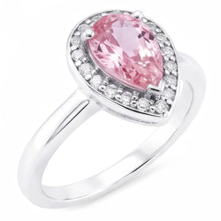 Natural Sapphire Ring 1.90ct - White Gold 14K