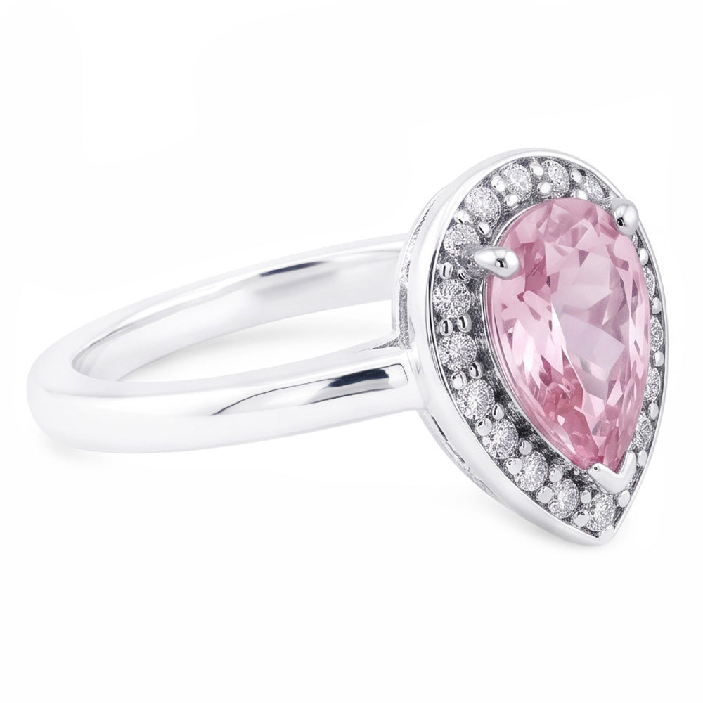 Natural Sapphire Ring 1.90ct - White Gold 14K