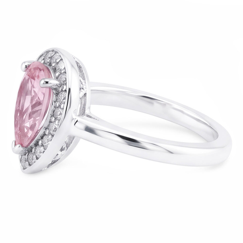 Natural Sapphire Ring 1.90ct - White Gold 14K