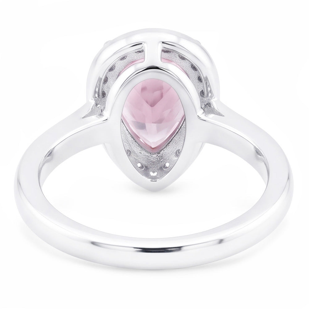 Natural Sapphire Ring 1.90ct - White Gold 14K