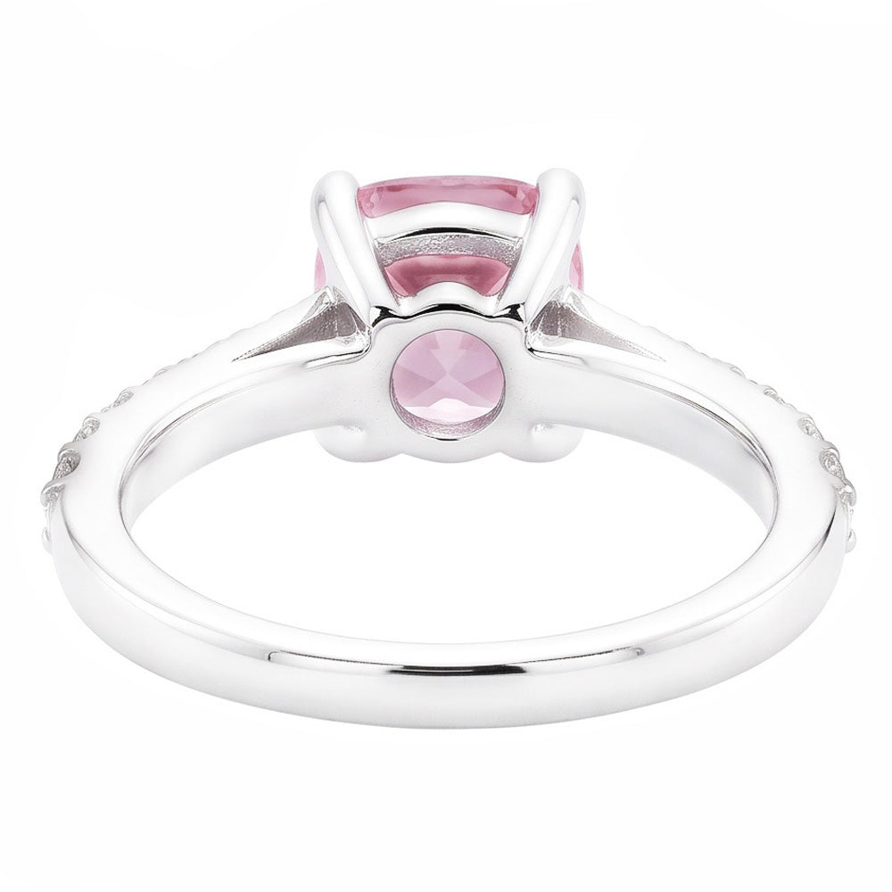 Natural Sapphire Ring 1.91ct - White Gold 14K