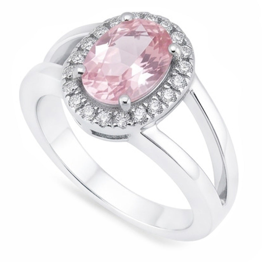 Natural Sapphire Ring 2.01ct - White Gold 14K