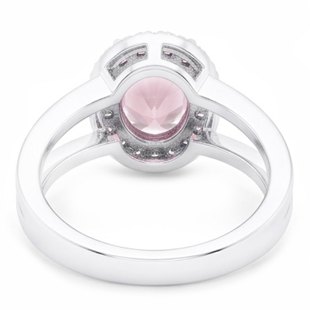 Natural Sapphire Ring 2.01ct - White Gold 14K