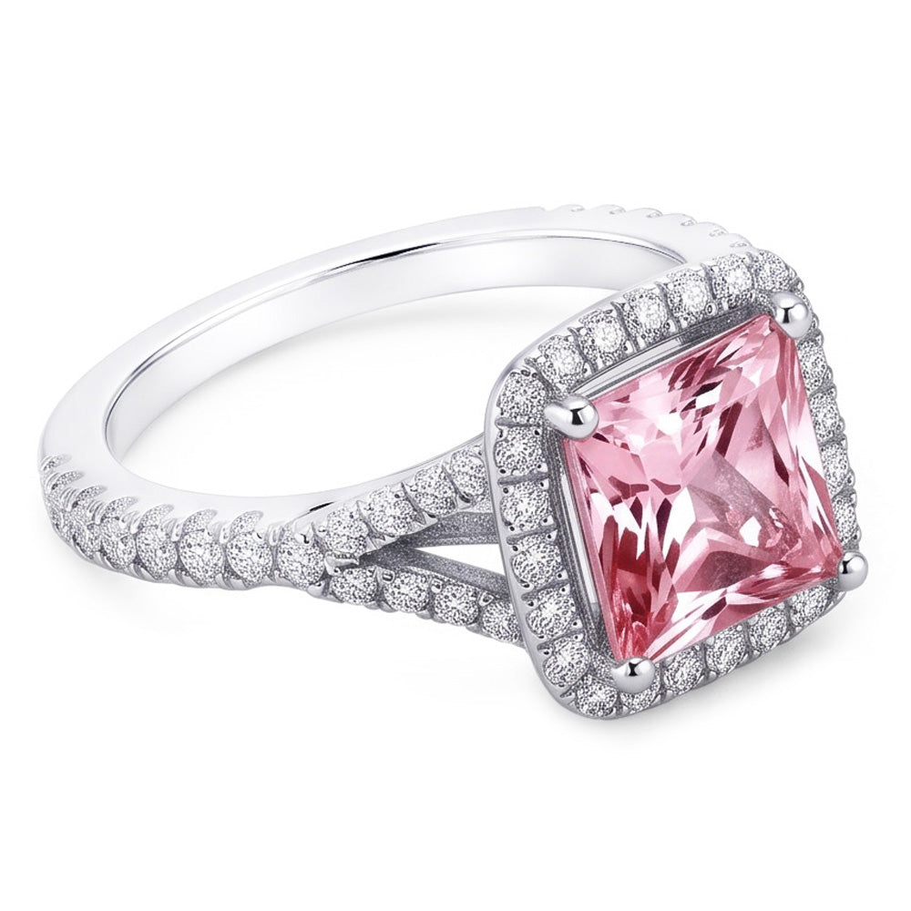 Natural Sapphire Ring 2.15ct - White Gold 14K