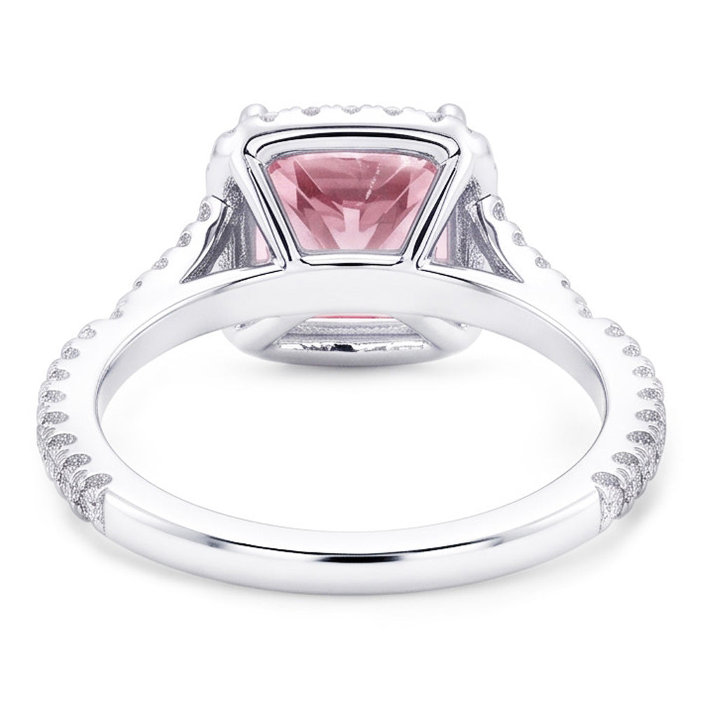 Natural Sapphire Ring 2.15ct - White Gold 14K