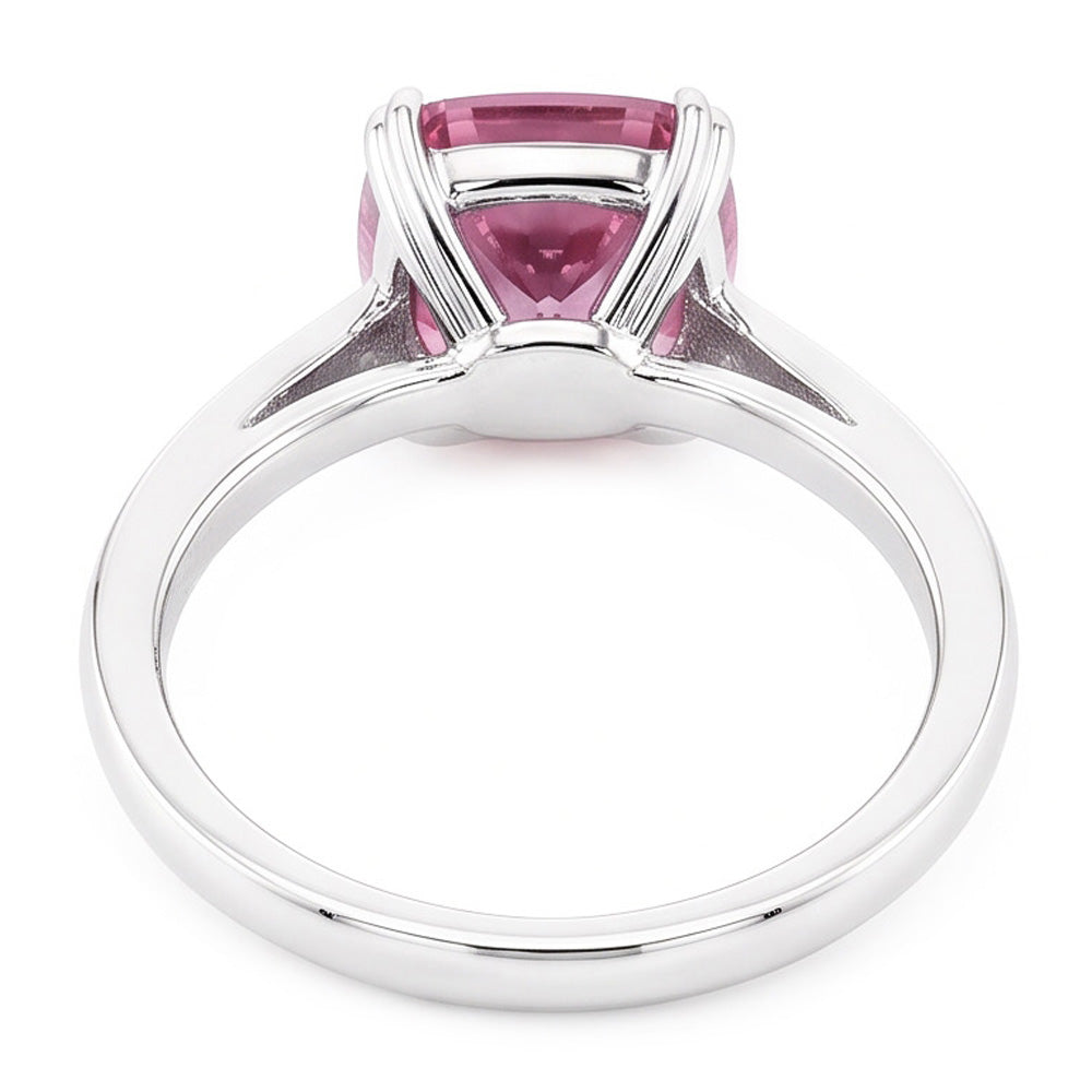 Natural Sapphire Ring 2.25ct - White Gold 14K
