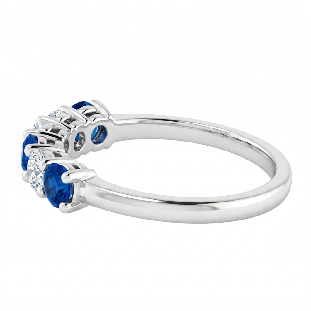 Natural Sapphire Ring 2ct - White Gold 14K