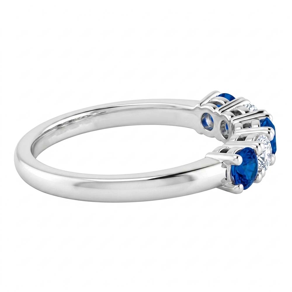 Natural Sapphire Ring 2ct - White Gold 14K