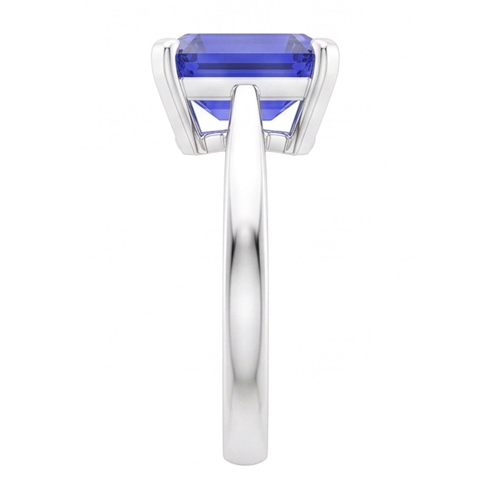 Natural Sapphire Ring 2ct - White Gold 14K
