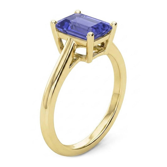 Natural Sapphire Ring 2ct - Yellow Gold 14K