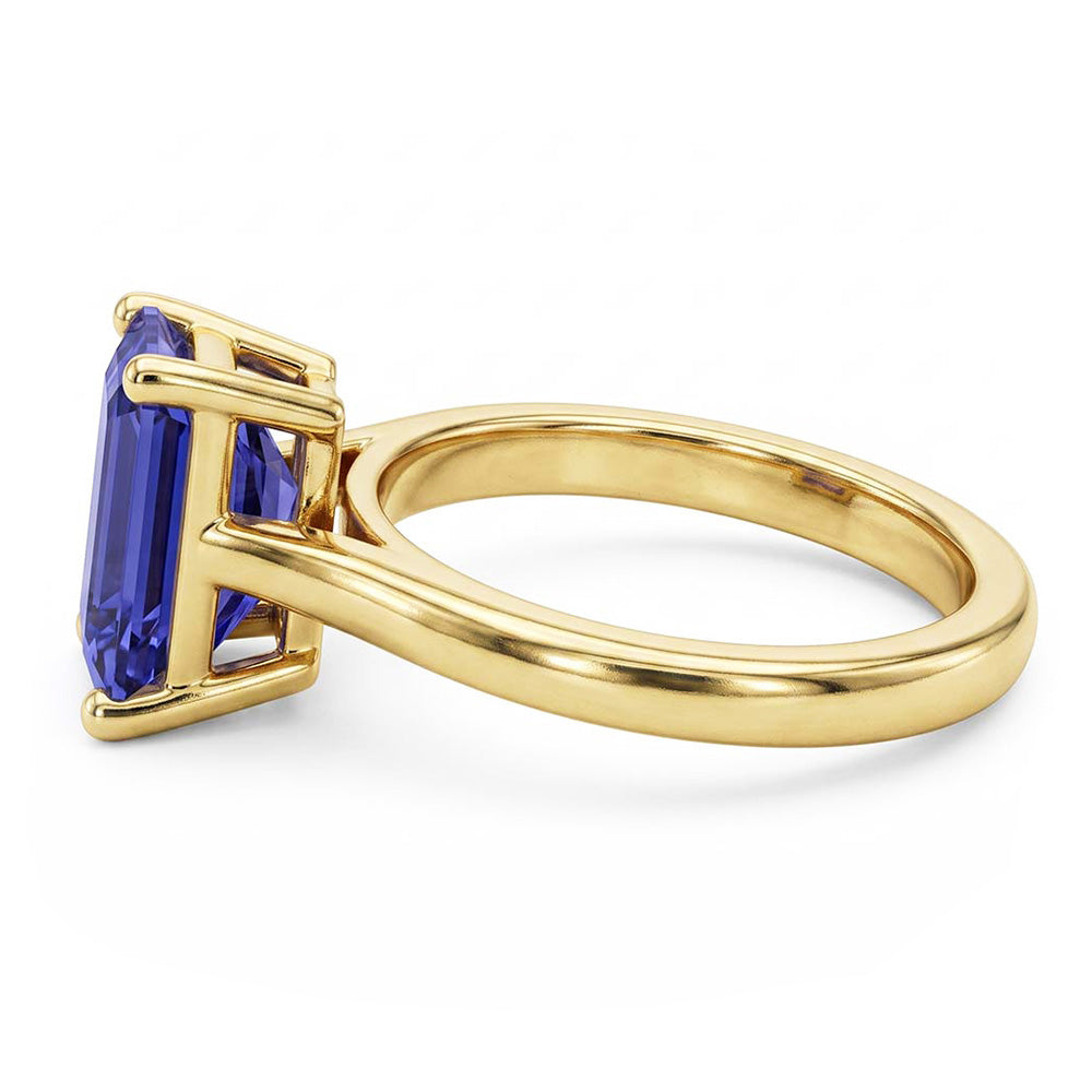 Natural Sapphire Ring 2ct - Yellow Gold 14K