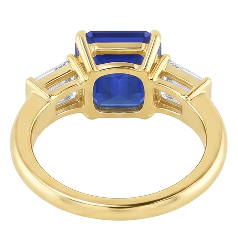 Natural Sapphire Ring 2ct - Yellow Gold 14K