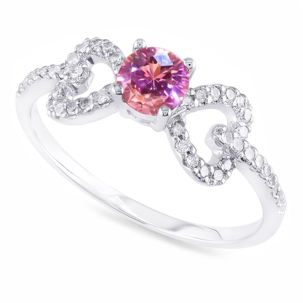 Natural Sapphire Ring 3ct - White Gold 14K