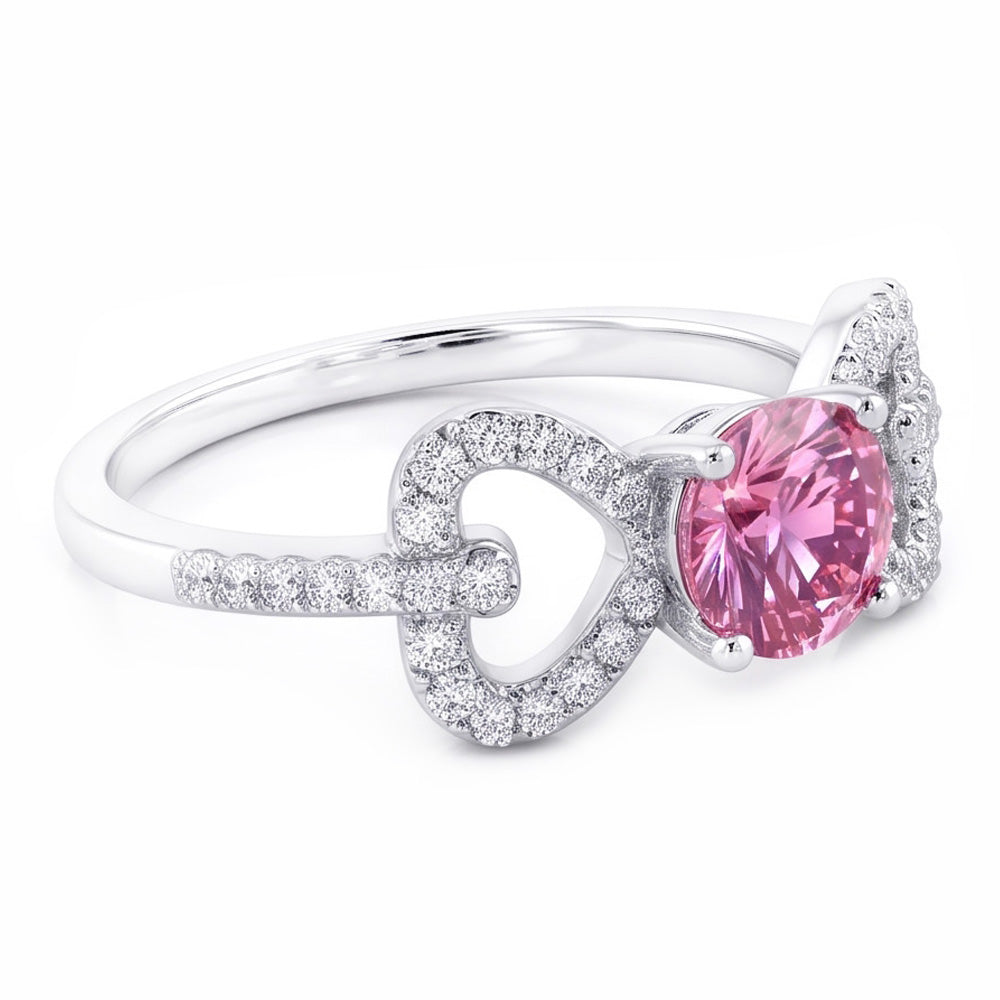Natural Sapphire Ring 3ct - White Gold 14K