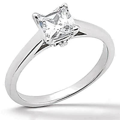 Natural Diamond 1.21 Ct. Engagement Solitaire Ring Jewelry