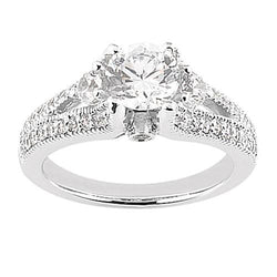 Natural Diamond 1.75 Carat Anniversary Ring Solitaire With Accents Gold New