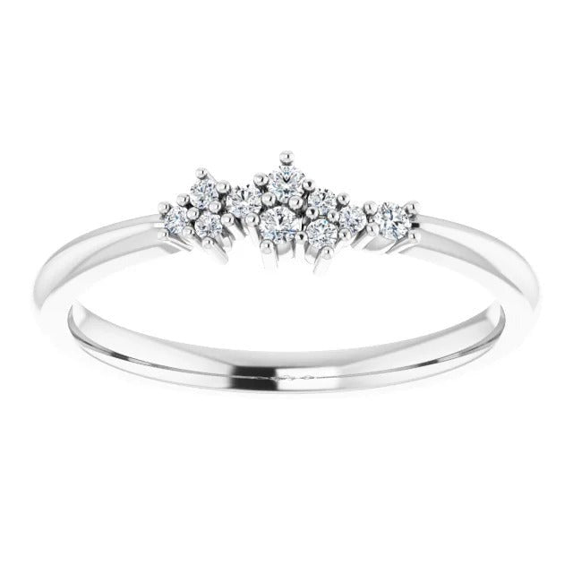 Natural Diamond Anniversary Band 1.40 Carats Women Jewelry