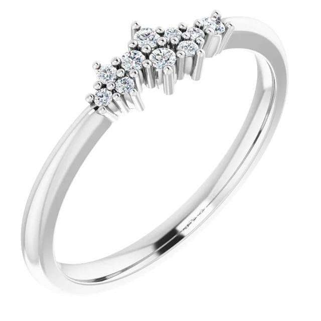 Natural Diamond Anniversary Band 1.40 Carats Women Jewelry