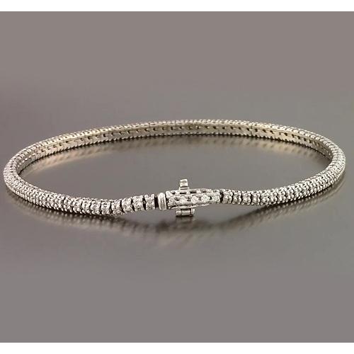 Natural Diamond Tennis Bracelet Prong Set 3.50 Carats Jewelry New